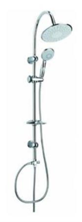 Colonna Doccia Set Mix Cromata Anticalacre 4JetUnivers Metaform 21mm