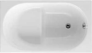 Vasca Acrilico Solo Guscio Bianco a sedere Glass Cm 105x70