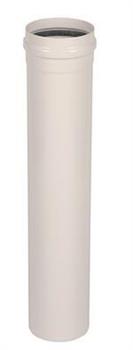 Tubo Verniciato Bianco Convenzionale D.80 MF L 1000