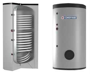 Bollitore Acqua Sanitaria 2 Scambiatori BOLLY 2 ST WB LT 200 Cordiv.