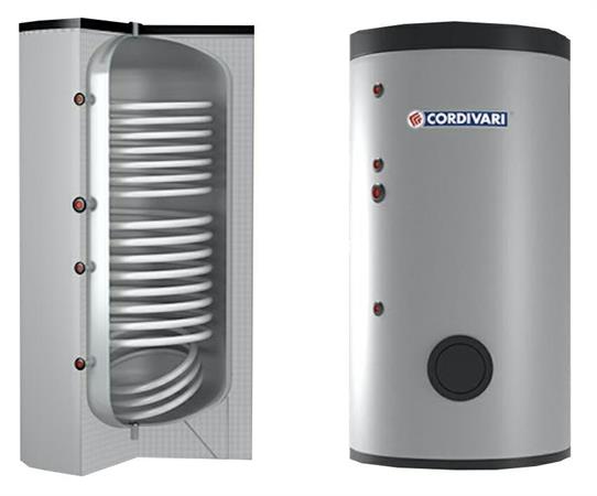 Bollitore Acqua Sanitaria 2 Scambiatori BOLLY 2 ST WB LT 500 Cordiv.