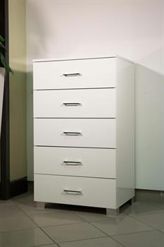 Cassettiera con 5   Cassettoni Piedini Cm L60xH104 P44 BILU