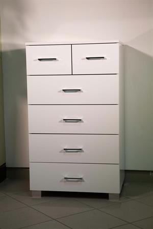 Cassettiera con 4+2 Cassettoni Piedini Cm L60xH104 P44 BILU