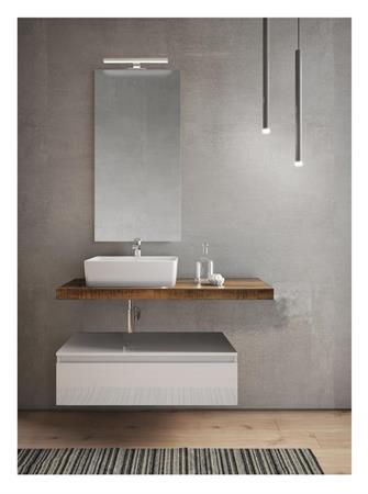 Mobile Bagno Sosp.NINFA C/Cass.Lavabo Dappog.Cm L100xP50 Tabacco Bia