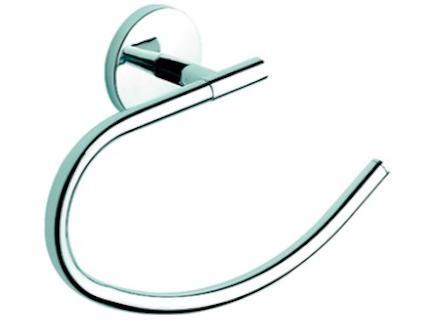 Porta Asciugamani Anello Accessori Ottone Cromato Serie One Metaform