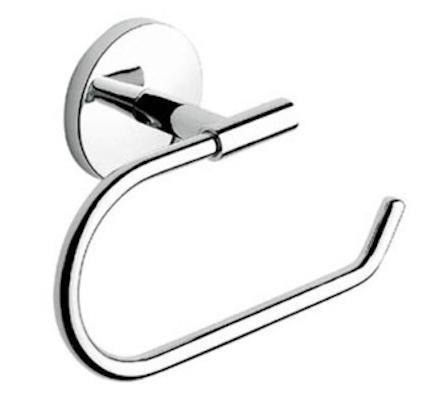 Porta Rotolo Aperto Accessori Ottone Cromato Serie One Metaform