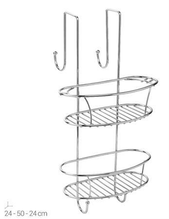 Complementi Doccia Cestello SPIDER NEW CHROME Metaform Cm 24xh50x24