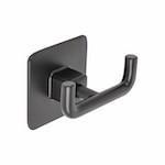 Porta Appendiabito Doppio Acciaio Verniciato Serie Gold Wind Black