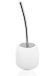 Porta Scopino da Terra Appoggio Accessori Serie Afra Bianco Metaform