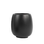 Porta Spazzolini D'Appoggio Accessori Serie Afra Nero Opaco Metaform