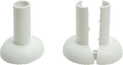 Rosetta Copritubo Bianca Prolungata D.10-18