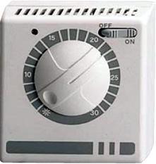 Termostato Ambiente Meccanico con Spia e Interuttore On-Off