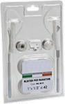 Kit Tappi Riduzioni Valvolino Mensola Bianco per Radiatori D.1x1/2