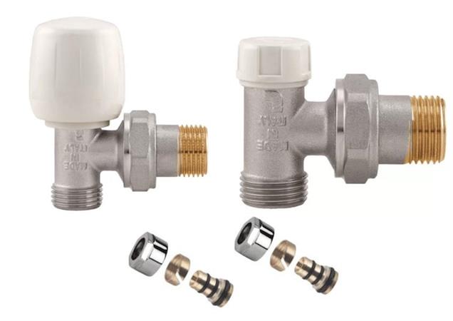 Kit Valvola Detentore a Squadro Itap Completo di Adatt.Mult.D.3/8x16