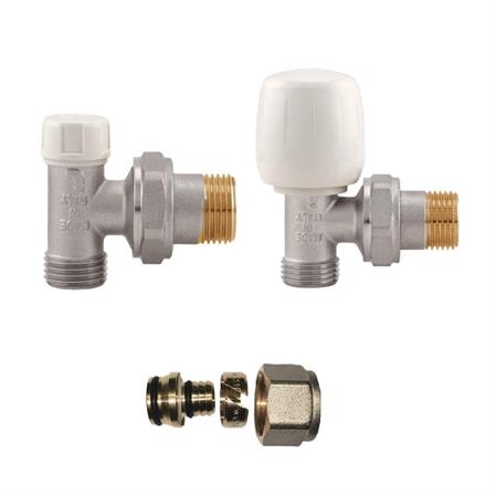 Kit Valvola Detentore a Squadro Itap Completo di Adatt.Mult.D.1/2x16