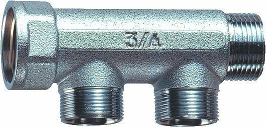 Collettore Far 2 Vie Cromato Normale D.3/4x24x19 MF