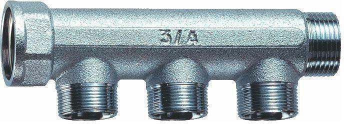 Collettore Far 3 Vie Cromato Normale D.3/4x24x19 MF