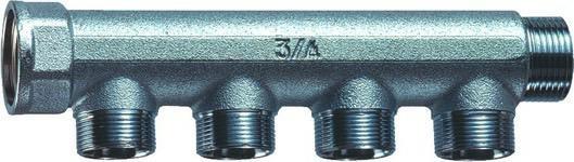 Collettore Far 4 Vie Cromato Normale D.3/4x24x19 MF