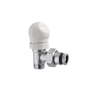 Valvola Squadro Manuale Te-Sa Cromata con Manopola D.1/2x3/4