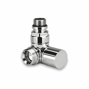 Detentore Angolo Doppio Te-Sa Lucido con Maniglia D.1/2x3/4 Dx