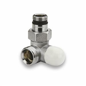 Detentore Angolo Doppio Te-Sa Cromato con Maniglia D.1/2x1/2 Sx