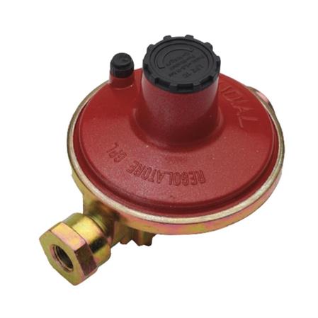 Regolatore Gas Singolo Stadio Kg 10 per Gpl Chiave D.25x1/2 F
