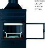 Termocamino Produzione Acqua Calda Sanitaria e Riscaldamento Kcal 19