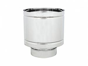 Cappello 4 Venti Base Tonda Acciaio Inox Aisi304 Monoparet.S/G.D.130