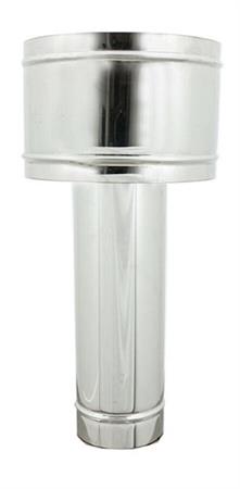 Esalatore per Caldaia Gas Acciaio Inox Aisi304 Monoparete S/G. D.80