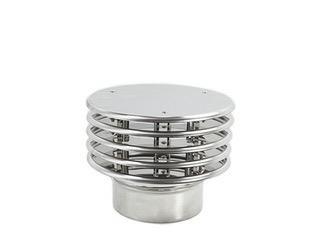 Esalatore per Caldaia Gas Acciaio Inox Aisi304 Monoparete S/G. D.130