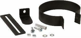 Fascette Sorreggi Tubo Colore Nero per Stufe a Pellet Sp.12/10 D.80