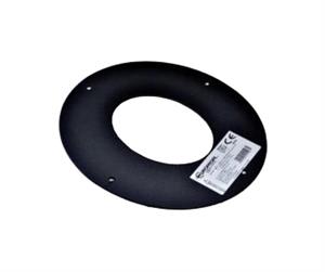 Rosone 45° Acciaio Carbone Verniciato per Stufe Pellet  Sp.1,2 D.100