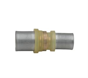 Raccordo Tubo Multistrato Pressare Gas Diritto Doppio Rid.D.20x16x2