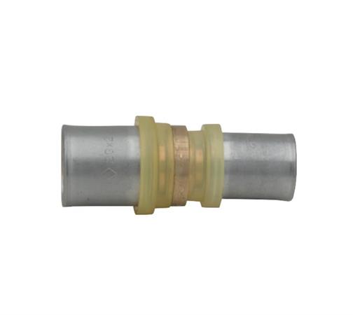 Raccordo Tubo Multistrato Pressare Gas Diritto Doppio Rid.D.20x16x2