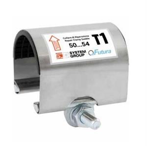Collare di Riparazione per Tubo Zincato D.21-25 mm T1