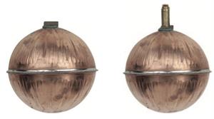 Sfera con Reggisfera in Rame Scorrevole D.120 3/4